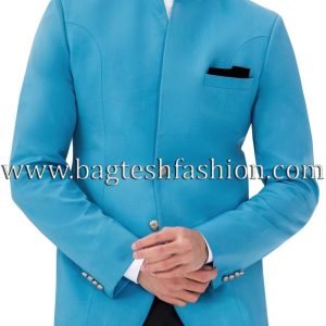 Formal Wear Teal Jodhpuri Suit